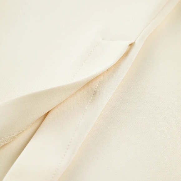 04C.- Solid Tube Top With Wide Leg Pants Set. Size Large. Color: Apricot - Picture 8 of 8